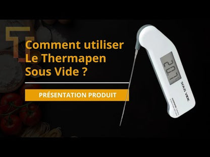 Vidéo explicative du Thermomètre sous vide Thermapen® avec sonde à aiguille miniature