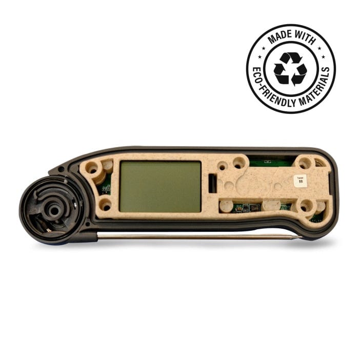 Un petit appareil électronique doté d'un écran, conçu pour une mesure précise de la température : le Thermapen® One de Thermomètre.fr.