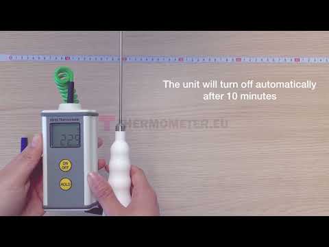 Vidéo explicative du Thermomètre en métal CaterTemp